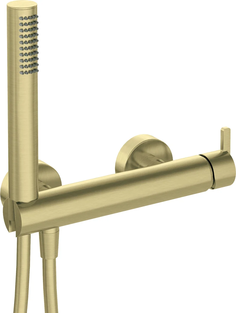 DEANTE Silia Duscharmatur mit Brausegarnitur // gebürstetes Gold // BQS-R41M