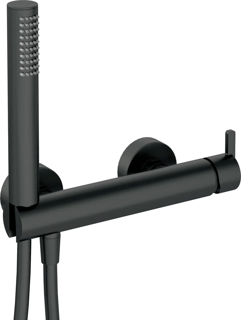 DEANTE Silia Duscharmatur mit Brausegarnitur // Nero // BQS-N41M