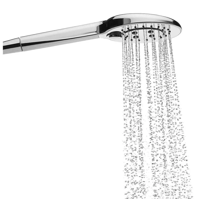 STUROTEC Eco-Line 6 l/min Duschsystem rund mit Thermostatarmatur und Kopfbrause 25 cm