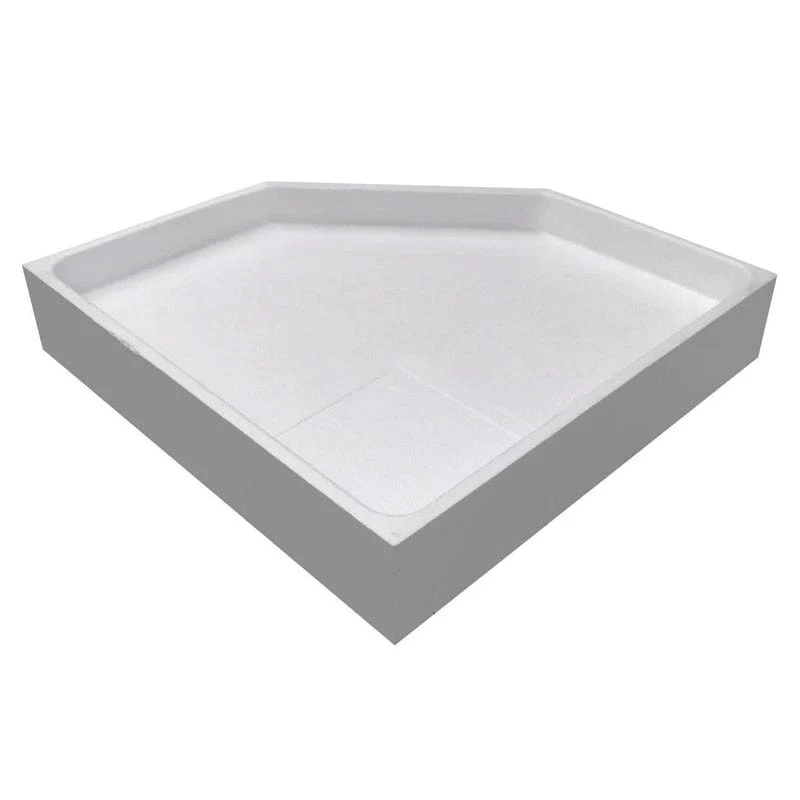 STUROTEC Wannenträger für Steinkamp Plan Fünfeck Duschwanne 90 x 90 cm