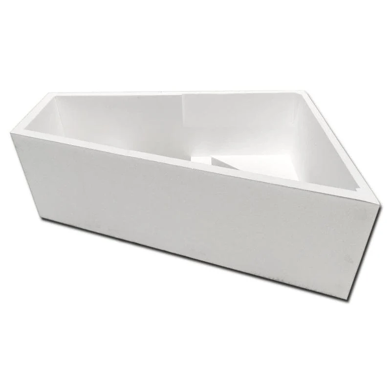 STUROTEC Wannenträger für Duravit No. 1 Trapez-Badewanne 160 x 85 cm, mit 1 Rückenschräge rechts