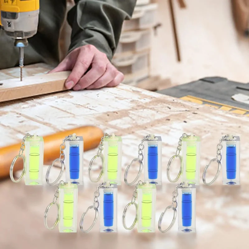 10 Piece Square Spirit Level Set Featuring Rock Solid Acrylic Bubble Inclinometer For Dead Straight Precision Layout Work Green And Blue No Sweat Measuring Gauges That Make Alignment Effortless
