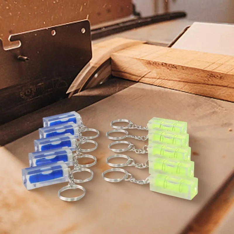 10 Piece Square Spirit Level Set Featuring Rock Solid Acrylic Bubble Inclinometer For Dead Straight Precision Layout Work Green And Blue No Sweat Measuring Gauges That Make Alignment Effortless