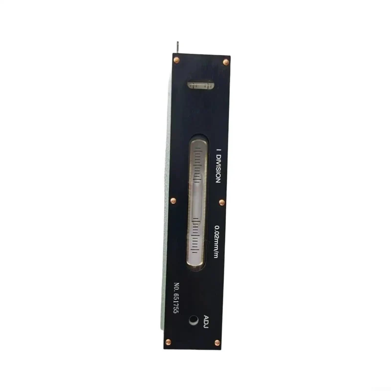 Shop Grade Precision Spirit Level Machinist Tool 0.02mm Accuracy Rock Solid Steel Vial Dead Nuts Alignment For Machine Bed Setup And Heavy Duty Fixtures