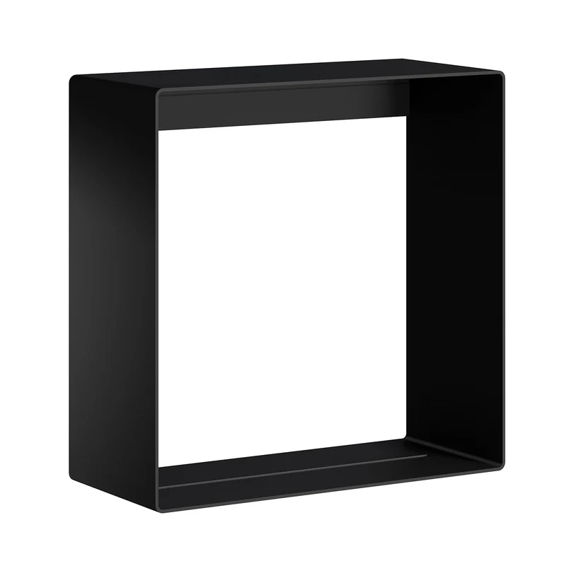 Smedbo Sideline Duschregal QB – 250 × 250 mm Schwarz Aluminium, Art.Nr. DB5021