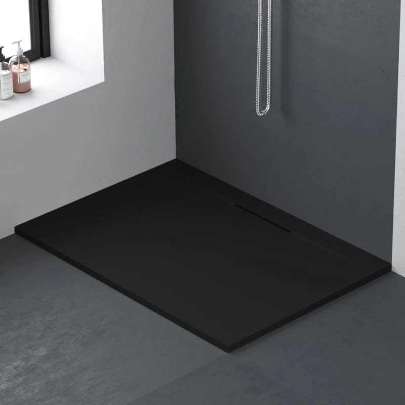 Sonderangebot Extra flache Duschwanne LYRA SCHWARZ 70x100cm