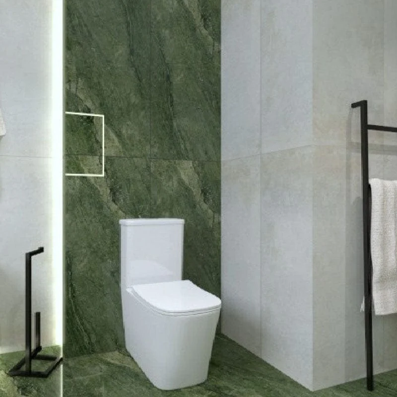 Modernes Stand-WC, Keramik, TRYTON, niedriger Spülkasten