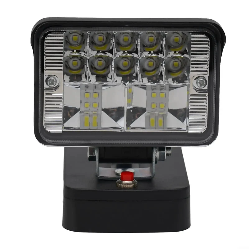 Heavy Duty Cordless LED Work Light Goes Hard With Superbright Portable Floodlamp Design Featuring Reinforced Zinc Alloy Head Delivering 280 Lumens Of Extended Range Illumination For Tough Job Sites