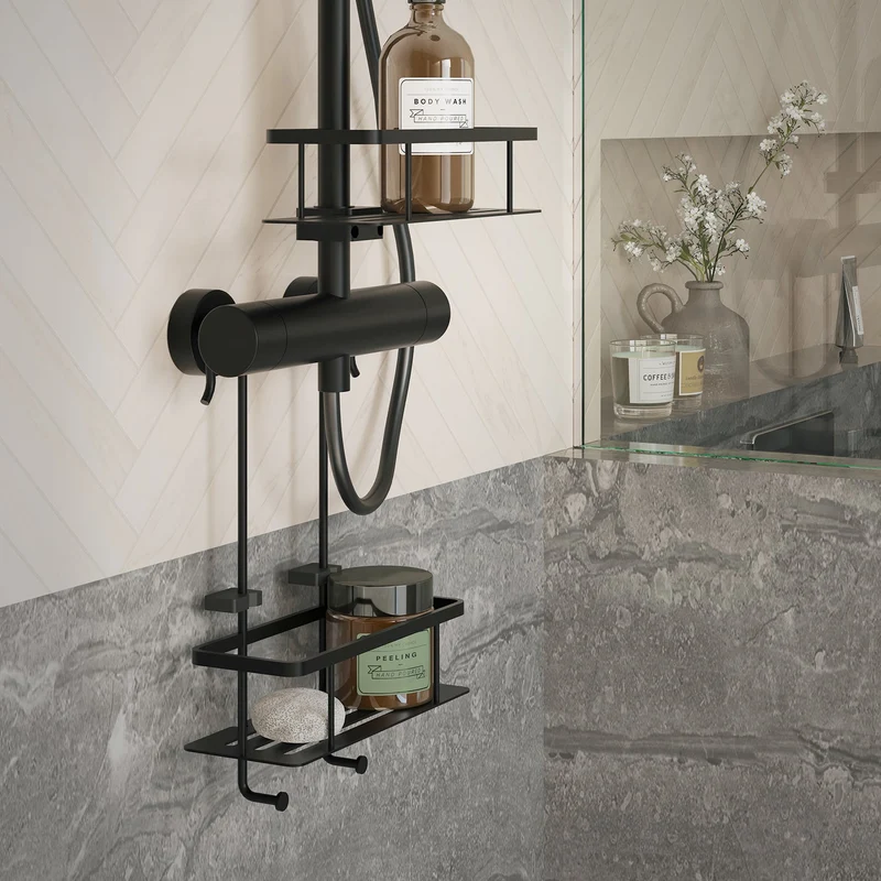 Smedbo Sideline Design Duschkorb für Duscharmaturen – 2 Oberflächen, Art.Nr. DK3048
