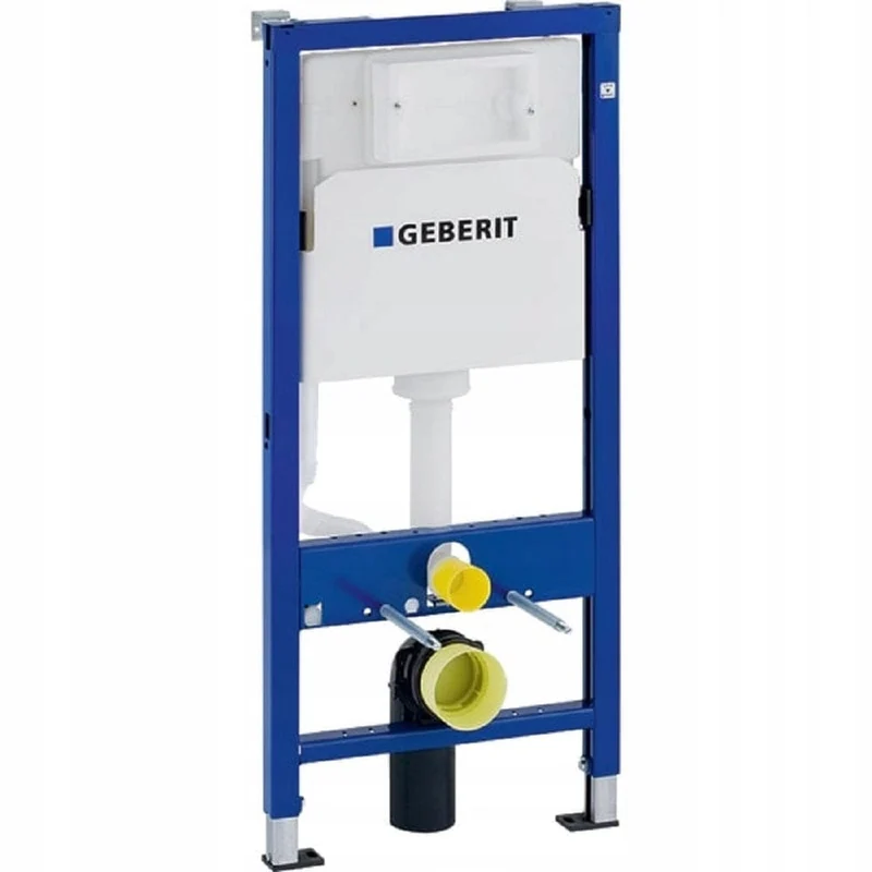 GEBERIT DUOFIX Komplett-Set Wand-WC TINOS schwarz, Vorwandelement und Betätigungsplatte