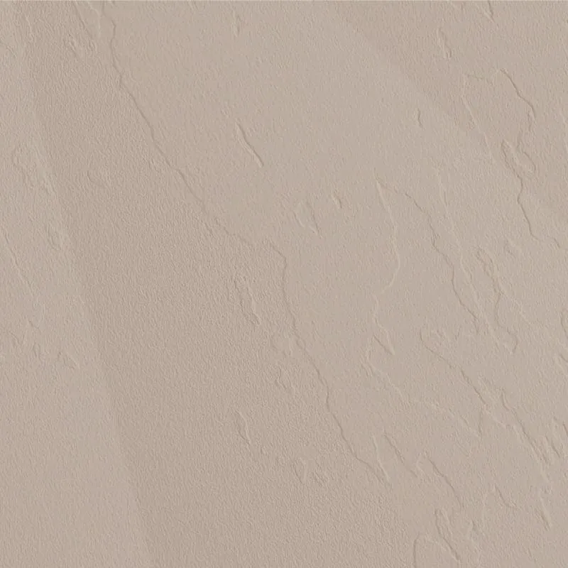 Mineralguss-Duschwanne extra flach EDIS, Schieferoptik, BEIGE