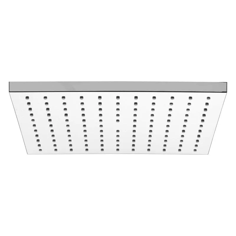 STUROTEC Eco-Line 6 l/min Duschsystem eckig mit Thermostatarmatur und Kopfbrause 25 cm