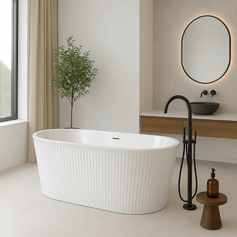 Freistehende Design Badewanne CORBIN