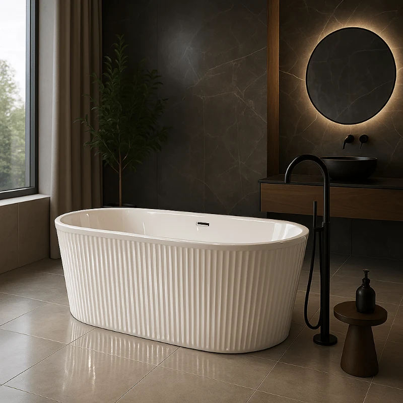 Freistehende Design Badewanne CORBIN