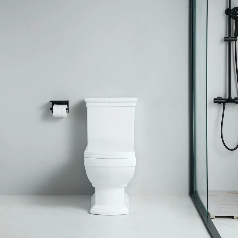 Klassisches Stand-WC, Keramik, MADRY mit Spühlkasten