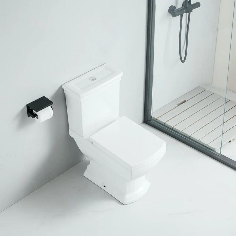 Klassisches Stand-WC, Keramik, MADRY mit Spühlkasten
