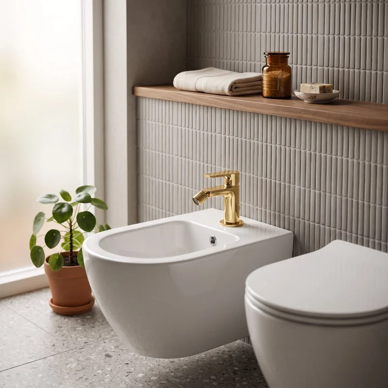 BUADES Einhebelmischer TOKE-Bidet in acht Farben