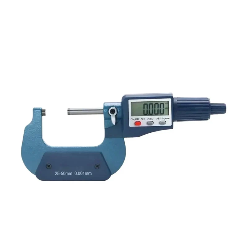 Shop Grade Digital Outside Micrometer 0 To 25 Mm Range With Dead On Point Oh Oh One Precision Caliper Gauges For Nitty Gritty Machine Shop Tasks And Pro Fabrication Work