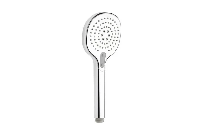 Vigour Handbrause individual 4.0, 100 + 120 mm, 1- und 2-strahlig, chrom/weiß, Art.Nr. V4HB-WE