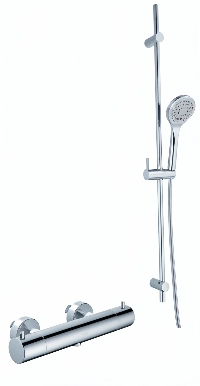 Vigour V1 Renovierungsset, AP-Brausethermostat mit Brausegarnitur 90 cm, Art.Nr. V1RS