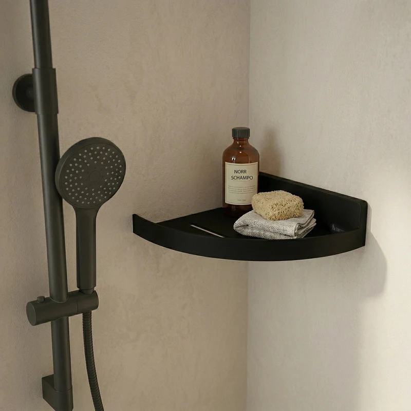 Smedbo Sideline Eckregal 210 x 210 mm – 2 Oberflächen, Art.Nr. DK5011