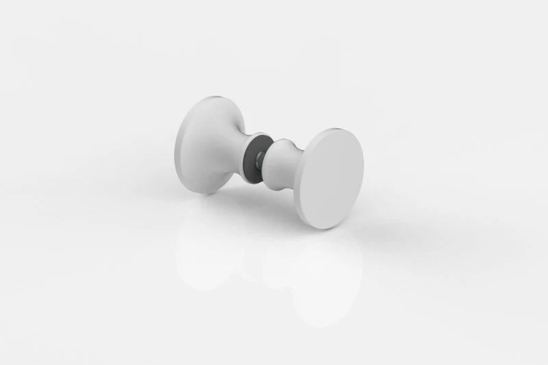 Knopfgriff – rund Ø 40 mm beidseitig, 6–13,52 mm Glas, 5 PVD-Farben, Art.Nr. 8236