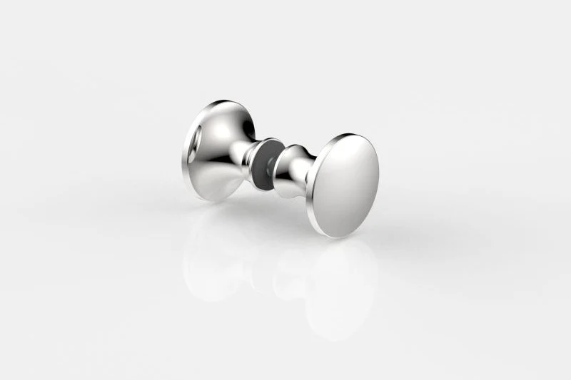 Knopfgriff – rund Ø 40 mm beidseitig, 6–13,52 mm Glas, 5 PVD-Farben, Art.Nr. 8236