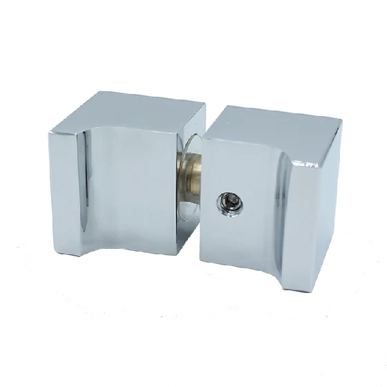 Dusch-Türgriff – eckig 32×32 mm Messing, 6–12 mm Glas, 11 Oberflächen, Art.Nr. SDK300