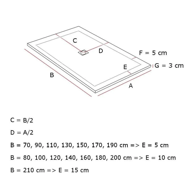 Mineralguss-Duschwanne extra flach DEXA, Schieferoptik, SCHWARZ