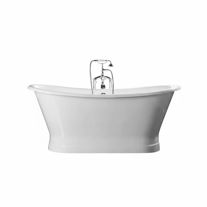 Freistehende Gusseisen Badewanne COVENTRY weiß