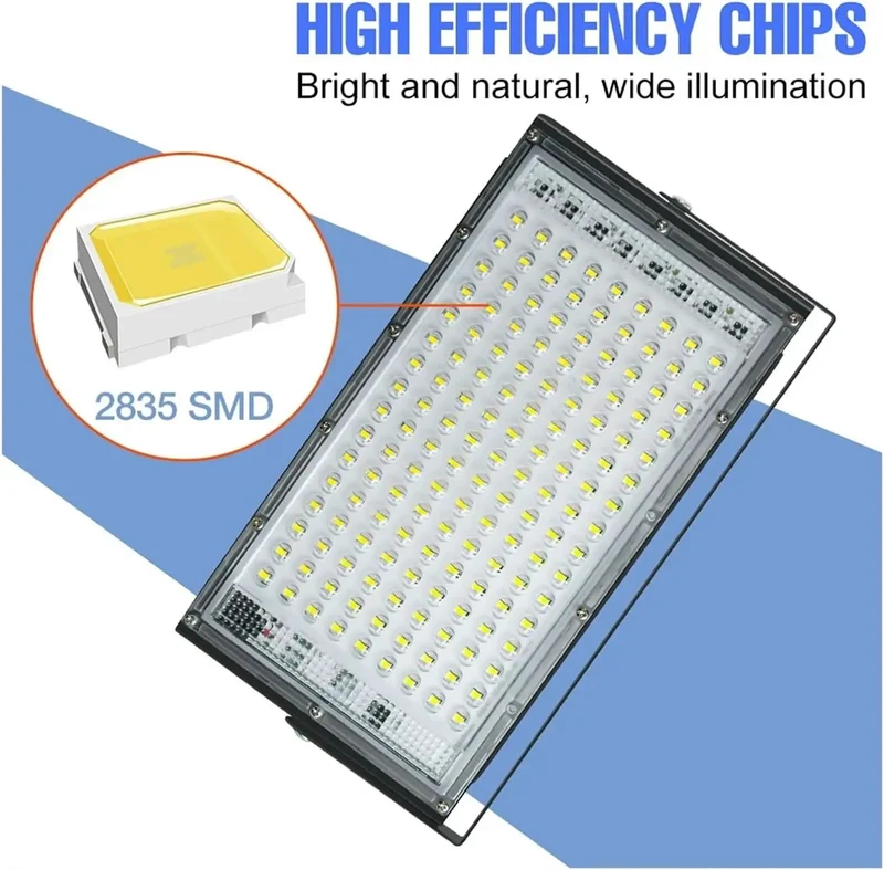 Tough Build Led Floodlight Wall Mount Security Light Ip65 Waterproof Outdoor Spotlight Bulb Lights Up The Block Shock Resistant High Lumens 200W Warm Or Cool White For Yard