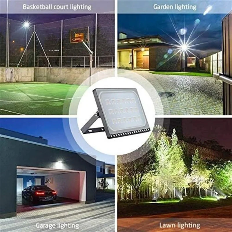 Heavy Duty Led Flood Light Generating 8000 Lumens With IP65 Waterproof Build For Dependable Outdoor Security Spotlights That Slash Power Bills And Cast A Rich Warm White Beam Around The Property
