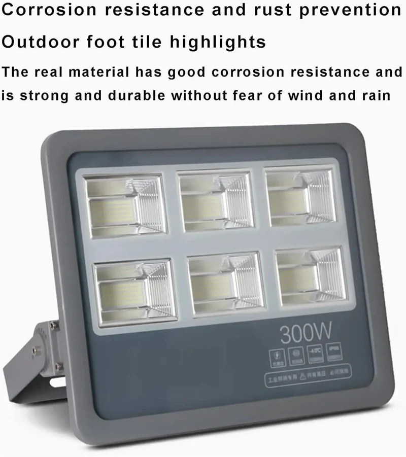 Heavy Duty Outdoor LED Flood Light With 120 Degree Wide Beam And Ip66 Weather Sealed Design Meant For Yards Garages And Work Areas 100W To 300W Choices Deliver Rock Solid Visibility