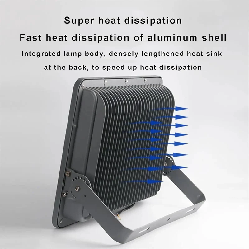 Heavy Duty Outdoor LED Flood Light With 120 Degree Wide Beam And Ip66 Weather Sealed Design Meant For Yards Garages And Work Areas 100W To 300W Choices Deliver Rock Solid Visibility