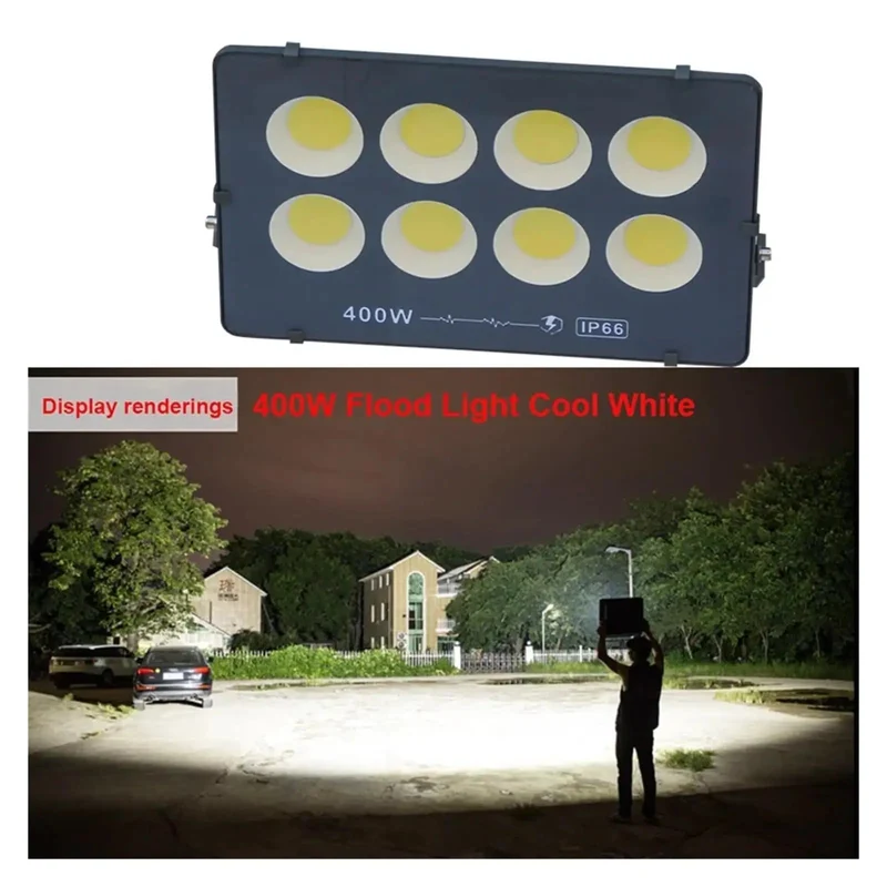 Rugged Ultrathin Led Flood Light Featuring Rock Solid Ip65 Waterproof Housing and Killer CoB Chip Output for Screaming Bright Outdoor Yard Garden and Warehouse Lighting
