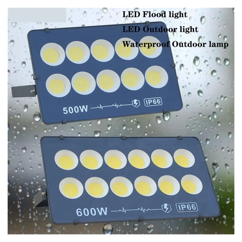 Rugged Ultrathin Led Flood Light Featuring Rock Solid Ip65 Waterproof Housing and Killer CoB Chip Output for Screaming Bright Outdoor Yard Garden and Warehouse Lighting