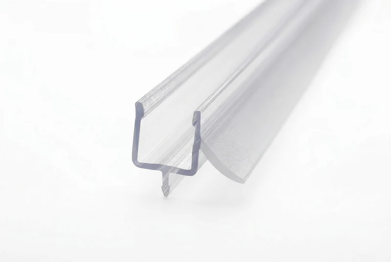 Duschdichtung – kurze Abtropfleiste & Lippe, 4 mm Spalt, Art.Nr. 8879