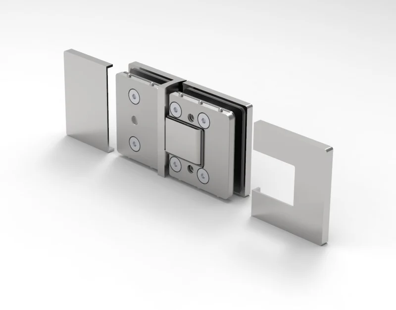Nobiallo Pendeltürband 180° Glas-Glas Hebe-Senk – 50 kg, 8/10 mm ESG, Art.Nr. NOB180