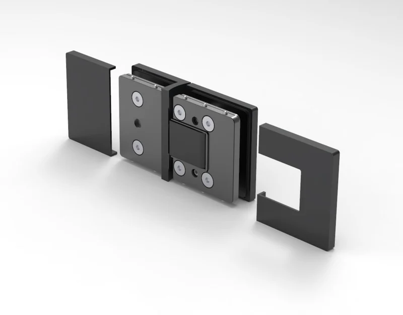Nobiallo Pendeltürband 180° Glas-Glas Hebe-Senk – 50 kg, 8/10 mm ESG, Art.Nr. NOB180