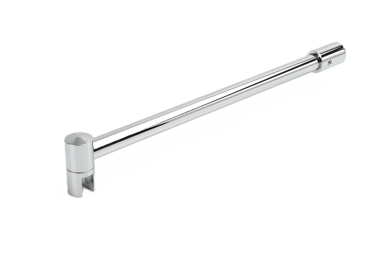Stabistangen-Set, Edelstahl Ø 19 mm, Glas-Wand 90°, 1000/1200 mm, 8–10 mm Glas, Art.Nr. SE1910SET/SE1912SET