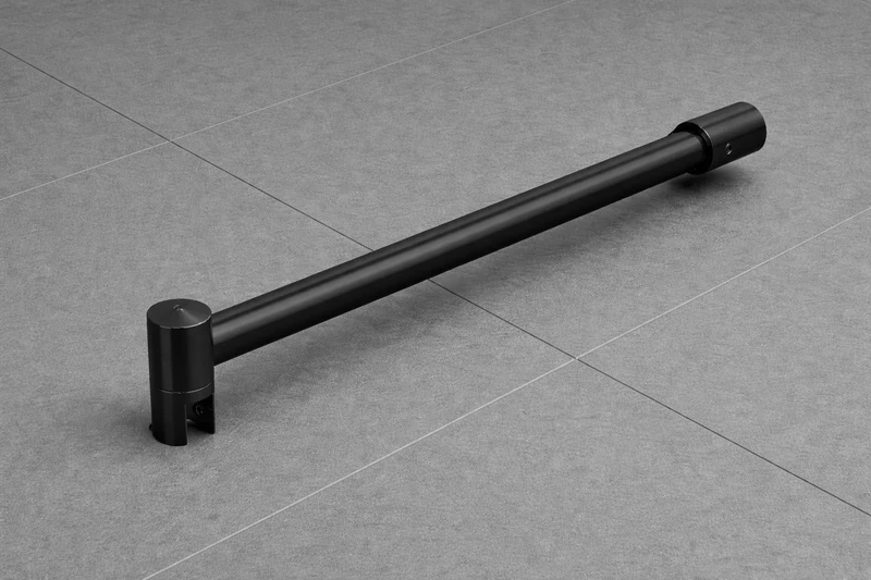 Stabistangen-Set, Edelstahl Ø 19 mm, Glas-Wand 90°, 1000/1200 mm, 8–10 mm Glas, Art.Nr. SE1910SET/SE1912SET