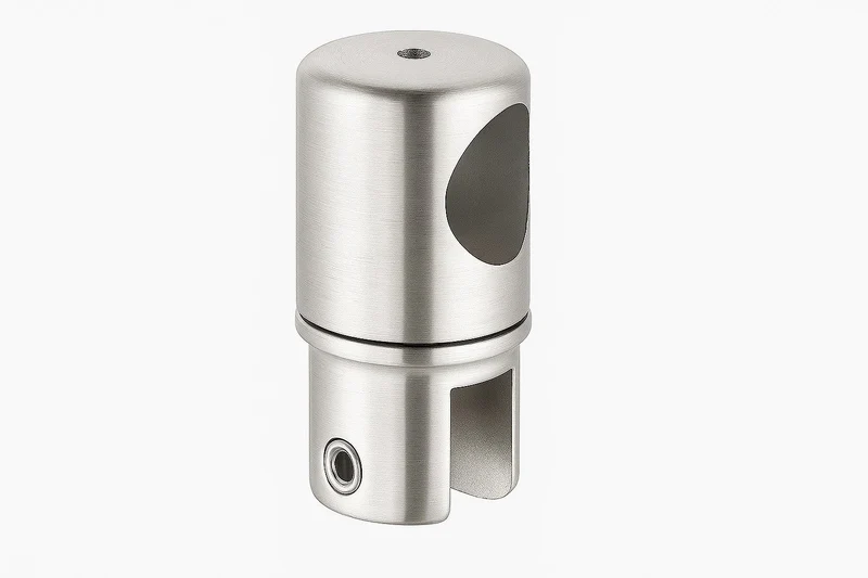 Stabistangen-Set Ø 19 mm, 90° mit T-Verbinder, Chrom glanz oder Edelstahl-Optik gebürstet, Art.Nr. T-Form19