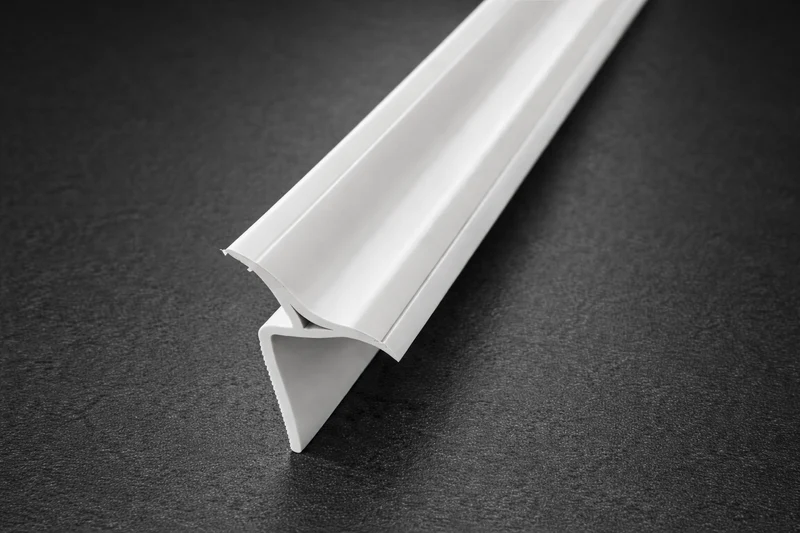 Fugenabdeckprofil – PVC weiß, Duschwanne zur Wand, Art.Nr. BP/25