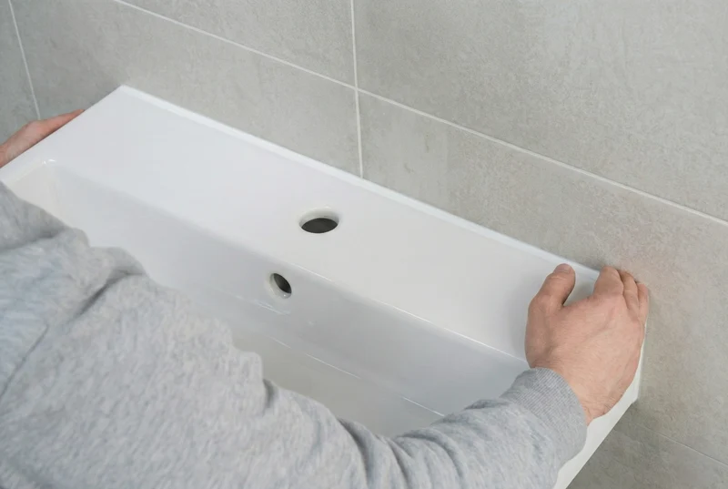 ee·zee Fertigfuge – Silikonfuge ohne Werkzeug für WC, Bidet, Waschtisch