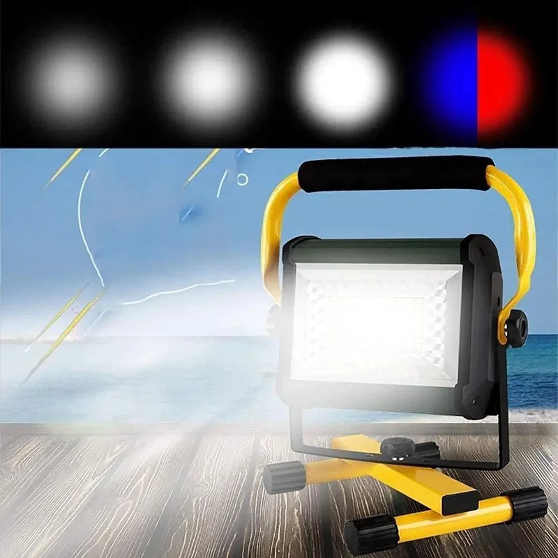 Heavy Duty 100W LED Floodlight Featuring 8000 Wicked Bright Lumens Weatherproof Wide Beam Spotlight Trustworthy Heavy Lifter For Outdoor Yard Garage Security And Patio Nights