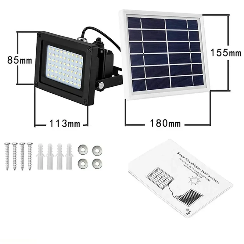 Badass Solar Flood Lights To Blast Darkness Away, Motion Sensor With Day Night Mode Weatherproof Led Security Light For Garage, Massive 4000Mah Battery Keeps Your Yard Lit All Night Long, Total Glow Upgrade.