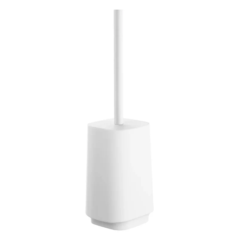 SATIN SQUARE WC-Bürste mit Behälter – Kunststoff, 3 Farben