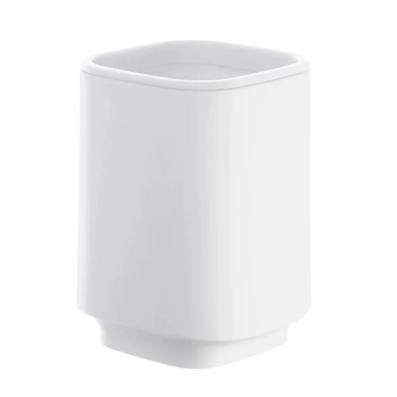 SATIN SQUARE Zahnputzbecher – minimalistisches Design für ein aufgeräumtes Bad