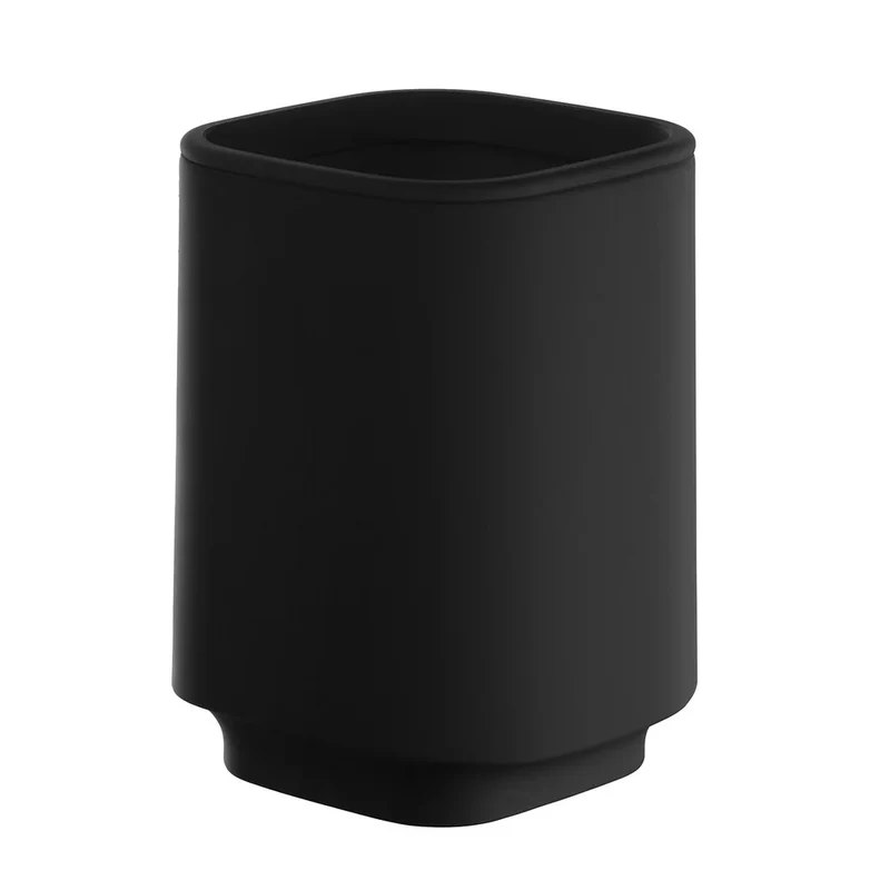 SATIN SQUARE Zahnputzbecher – minimalistisches Design für ein aufgeräumtes Bad