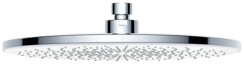Vigour Kopfbrause V2 250 mm rund verchromt – Brausefläche weiß, 1/2", Art.Nr. V22KB25R
